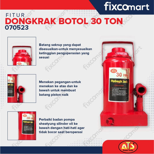 Dongkrak Botol ATS  30 TON