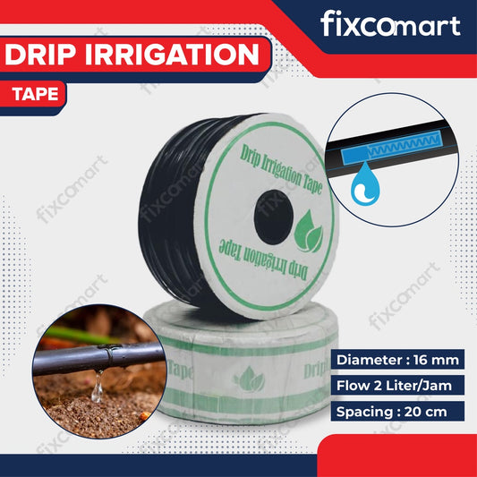 Selang Irigasi Alat Siram Air Taman Hidroponik Drip Tape 16 mm Drip Irrigation