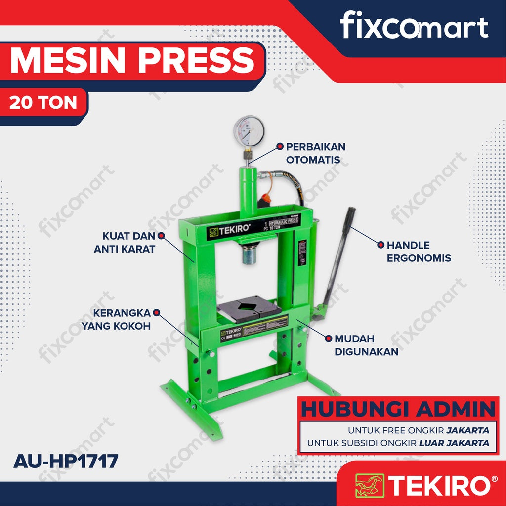 Tekiro Mesin Press 20 Ton - Hydraulic Press