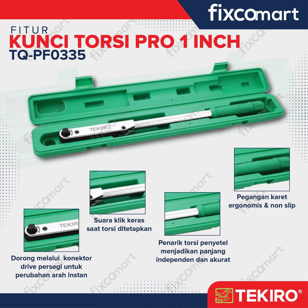Tekiro Kunci Torsi Pro T8400 1" inch 460-940 Newton - Torque Wrench