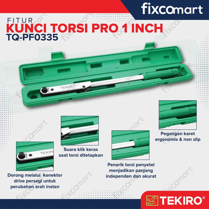 Tekiro Kunci Torsi Pro T8400 1" inch 460-940 Newton - Torque Wrench