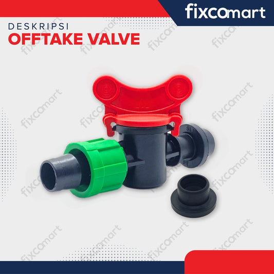 Konektor Drip Tape ke PVC Off Take Valve plus Groomet