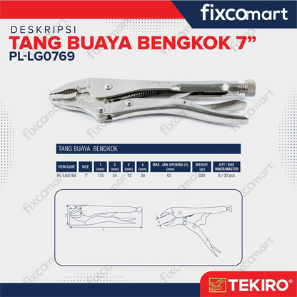 Tekiro Tang Buaya Bengkok 7 Inch