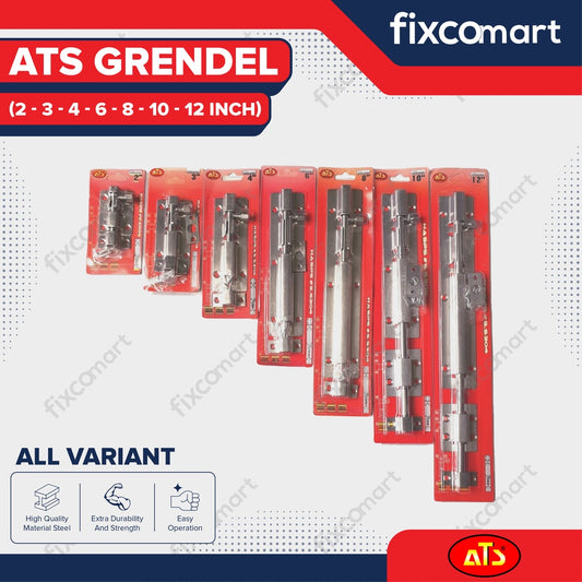 Grendel Pintu , Selot Jendela Slot Pintu 2,3,4,6,8,10,12 inch  ATS