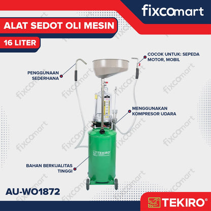 TEKIRO Alat Sedot Oli Mesin