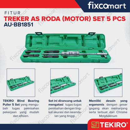 TEKIRO Blind Bearing Puller 5 PCS -Treker As Roda Motor