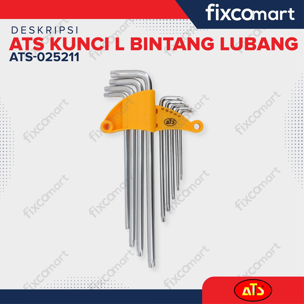 Kunci L Set Bintang 9 Pcs T10-T50 0329L ATS