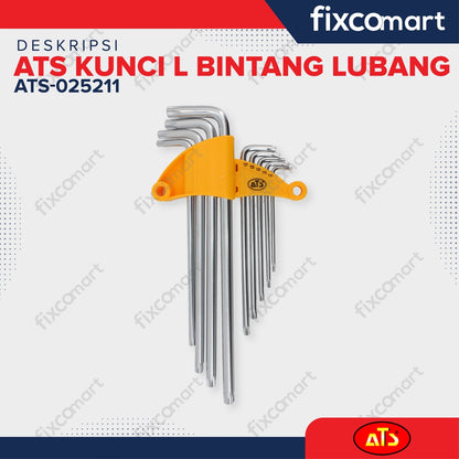 Kunci L Set Bintang 9 Pcs T10-T50 0329L ATS