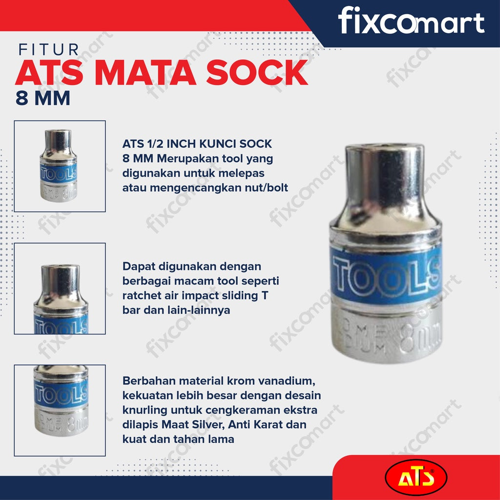 ATS Mata Sock 8 – 30 mm 6PT
