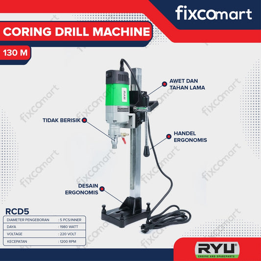 RYU Mesin Coring Drill 130 MM (5")