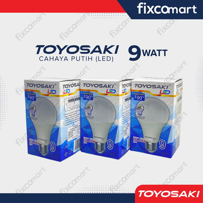 Lampu LED Bohlam Toyosaki 9W Paket Bundling GRATIS 1 Pcs 9 Watt