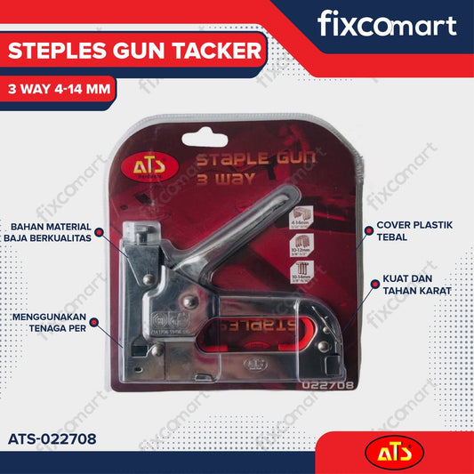 ATS Steples Gun Tacker 3 Way 4-14 MM