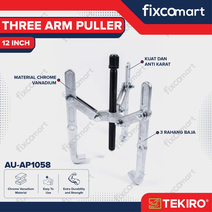 TEKIRO Three Arm Puller 12" - Treker 12"