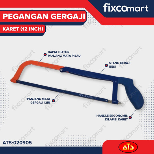 Pegangan Gergaji Karet ATS 12 Inch