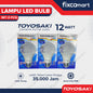 Lampu LED Bohlam Toyosaki 12W Paket Bundling GRATIS 1 Pcs 12 Watt