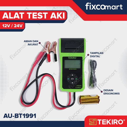 TEKIRO Alat test aki  12V / 24V