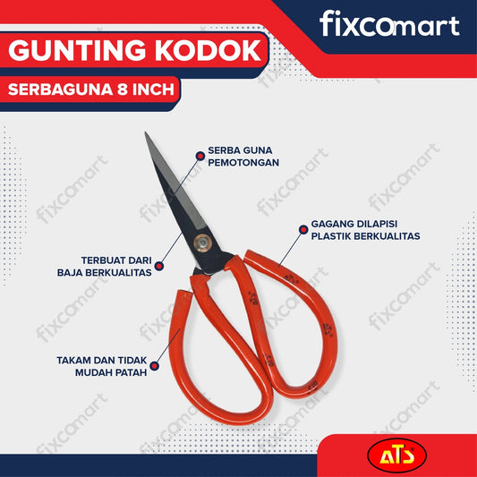 Gunting Kodok Serbaguna ATS 8 Inch