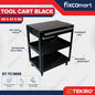 TEKIRO Tool Cart Black (Hitam)