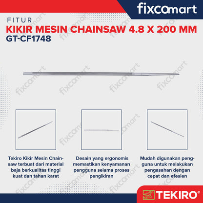 Tekiro KIKIR MESIN CHAIN SAW 4.8 dan 5.5 X 200 MM