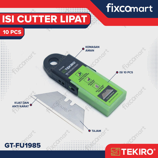 Tekiro ISI CUTTER LIPAT 10 PCS