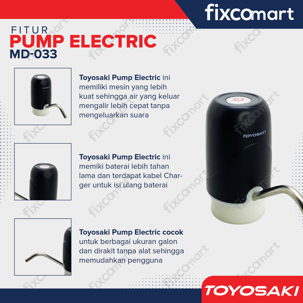 Toyosaki Pompa Galon Elektrik