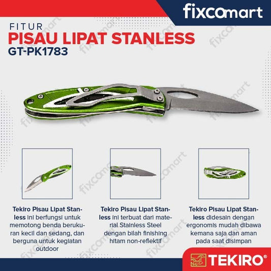 TEKIRO PISAU LIPAT STANLESS