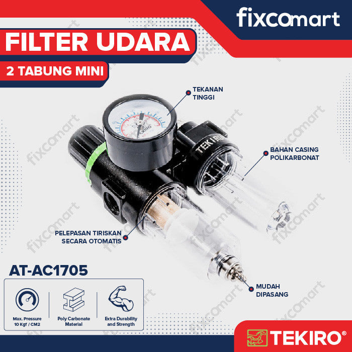 TEKIRO SARINGAN UDARA 2 TABUNG MINI / AIR CONTROL UNIT