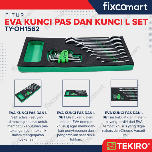 TEKIRO EVA KUNCI PAS DAN L SET - KUNCI PAS DAN  KUNCI L SET