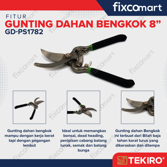 TEKIRO GUNTING DAHAN BENGKOK 8 INCH