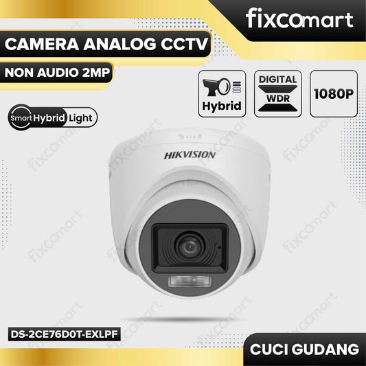Kamera Pengawas CCTV HIKVISION - 3K 5MP Dual Light Indoor Fixed Turret Camera Analog Kamera Keamanan