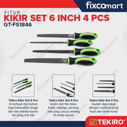 TEKIRO KIKIR SET 6" 4 PCS / KIKIR SET