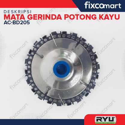 RYU CHAIN CARVING DISC 4 INCH - MATA GERINDA POTONG KAYU - PERKAKAS