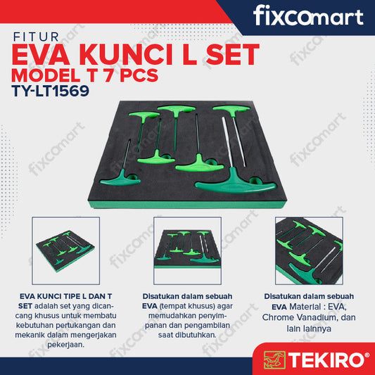TEKIRO EVA KUNCI L SET MODEL T 7 PCS