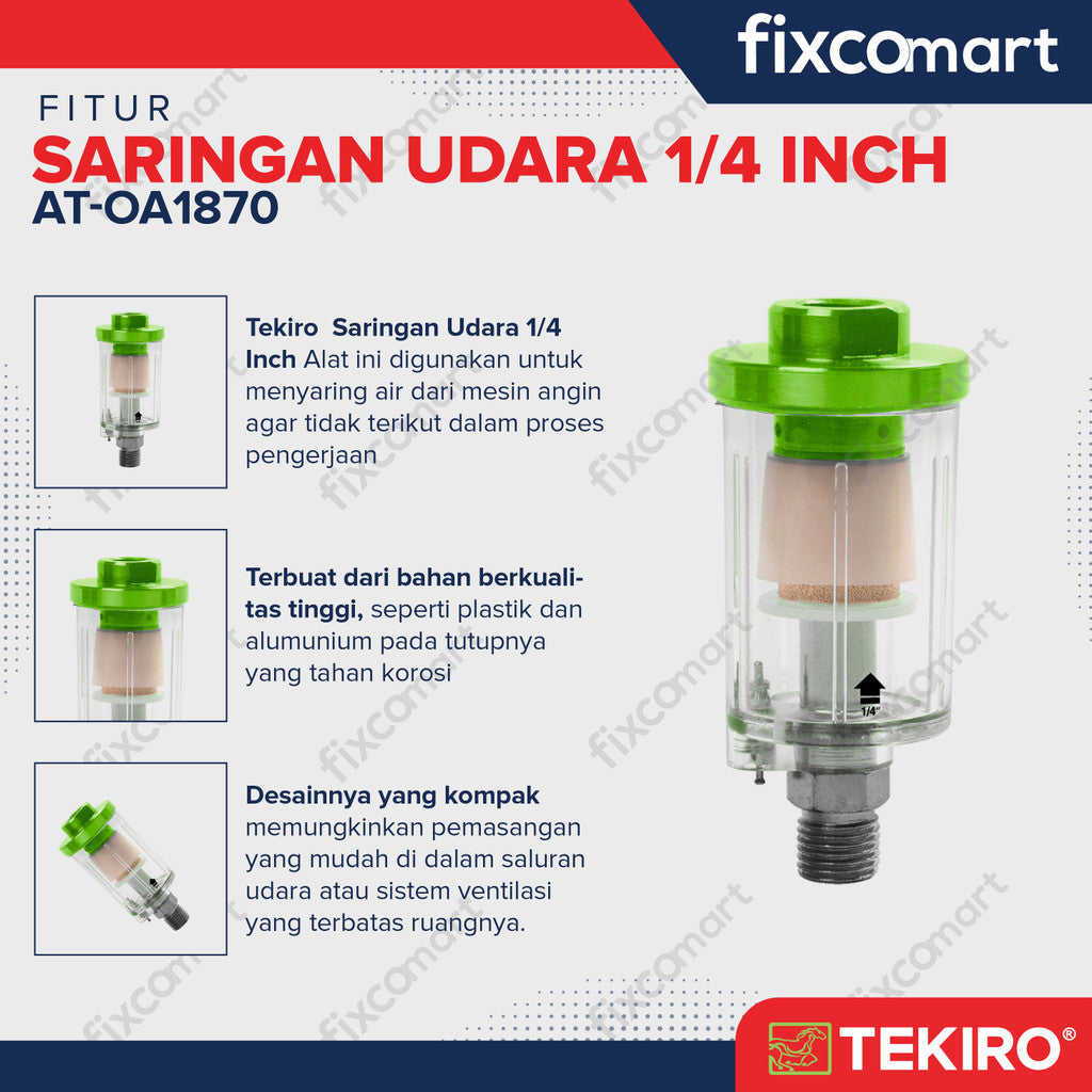 Tekiro SARINGAN UDARA 1/4"
