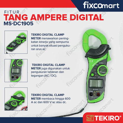 TEKIRO DIGITAL CLAMP METER / TANG AMPERE DIGITAL