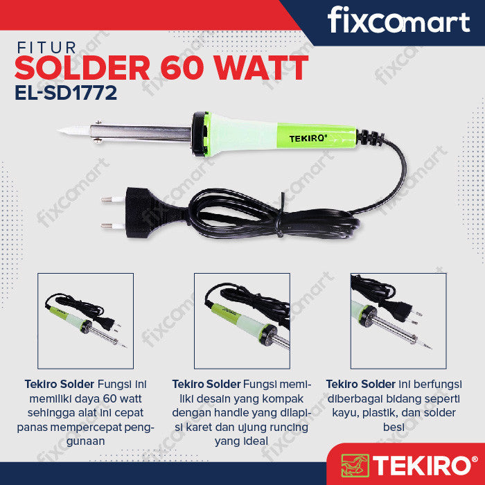 TEKIRO SOLDER 60 WATT / SOLDERING / PERKAKAS