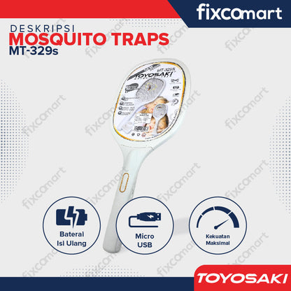TOYOSAKI RAKET NYAMUK MT-329S - MOSQUITO TRAP