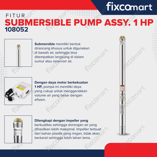 POMPA SATELIT - SUBMERSIBLE PUMP ASSY. 1 HP