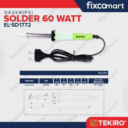 TEKIRO SOLDER 60 WATT / SOLDERING / PERKAKAS