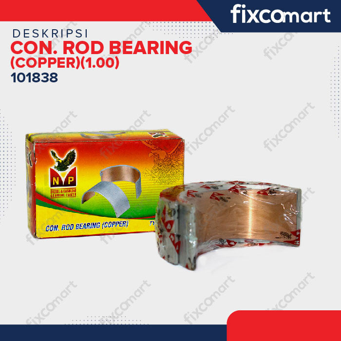 NP - CONNECTING ROD BEARING (1.00)(COOPER) S195 / CPM / METAL JALAN