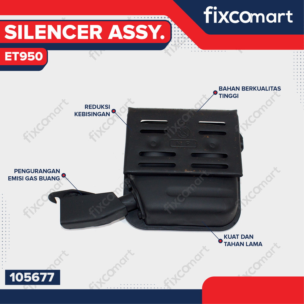 NP - SILENCER ASSY ET950 / KNALPOT