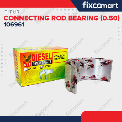 NP - CONNECTING ROD BEARING (0.50) JD300 / CPM / METAL JALAN