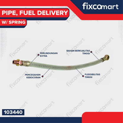 NP - PIPE FUEL DELIVERY WITH SPRING R100 / SELANG SOLAR