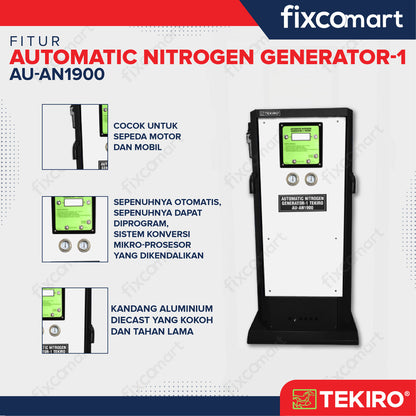 Paket Tekiro Tire Changer Pengganti Ban Mobil Motor dan Mesin Nitrogen Isi Angin Ban