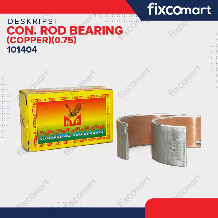 NP - CONNECTING ROD BEARING (0.75)(COOPER) S195 / CPM / METAL JALAN