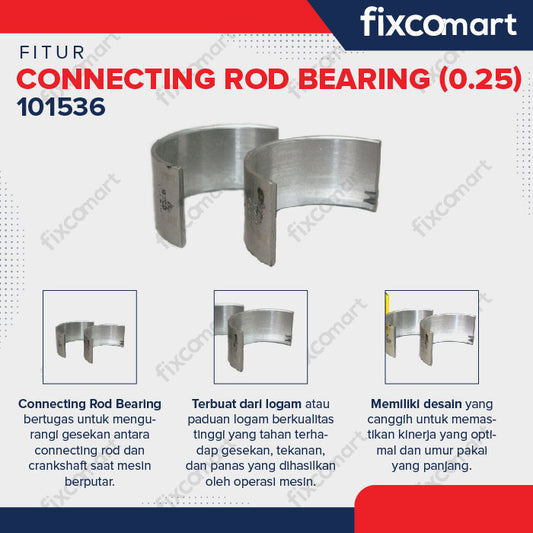 NP - CONNECTING ROD BEARING R185A / CPM / METAL JALAN
