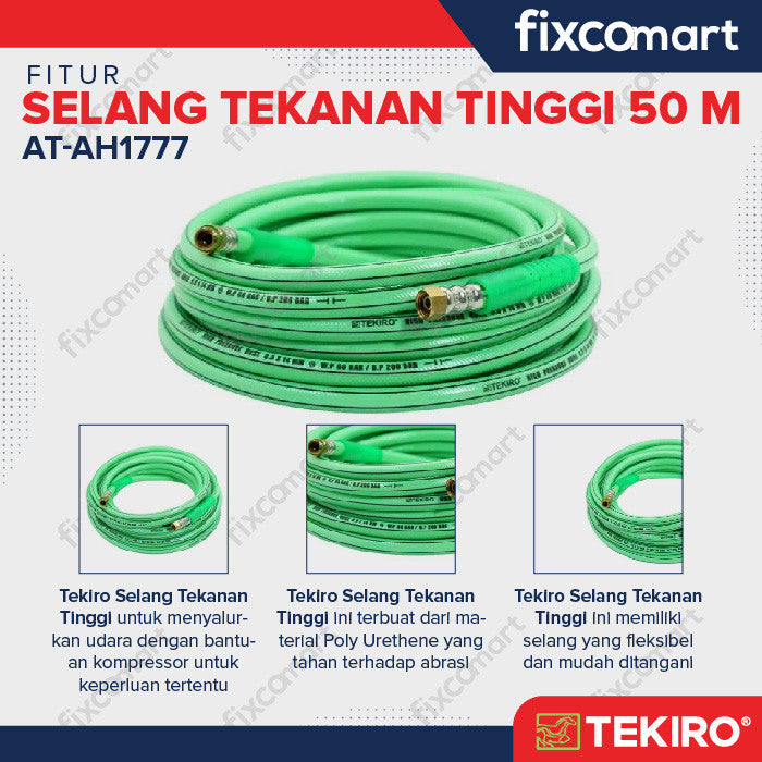 TEKIRO SELANG TEKANAN TINGGI 8.5 X 14 MM (50 M) / SELANG COMPRESSOR