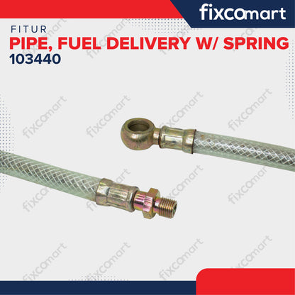 NP - PIPE FUEL DELIVERY WITH SPRING R100 / SELANG SOLAR