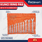 KUNCI RING PAS SET DIAMOND  8-22MM X 11PCS