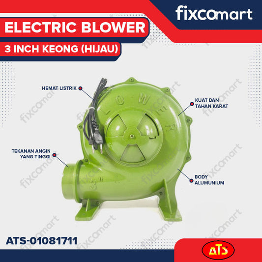 ELECTRIC BLOWER 3Inch  KEONG (HIJAU) -  ATS
